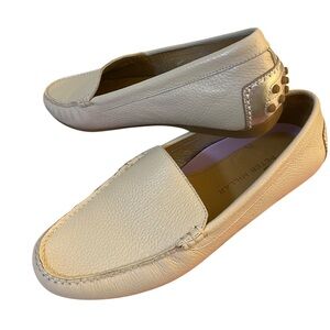 👑Peter Millar Driver Leather Loafers